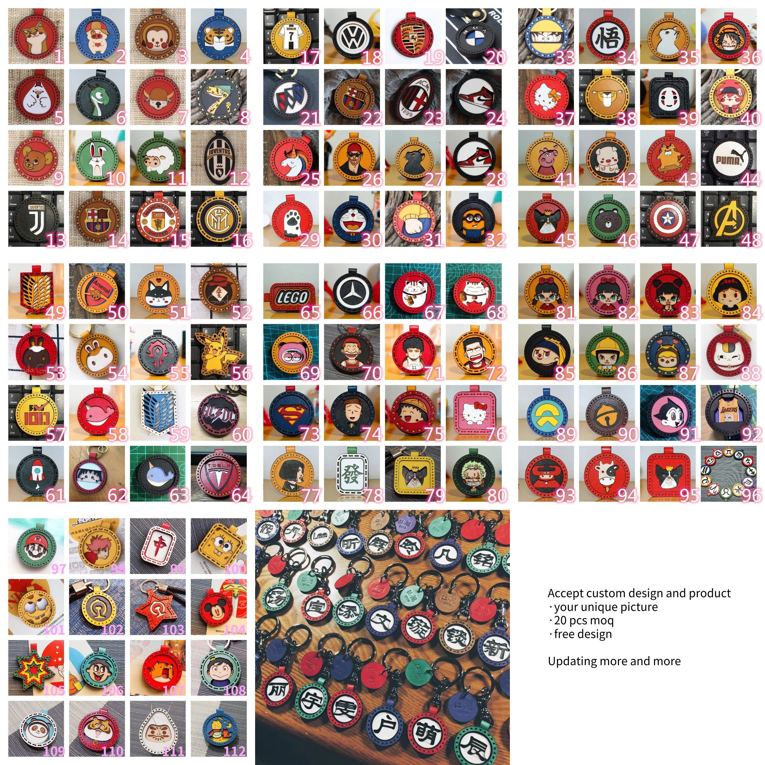 laser, cut, key fob, material kit